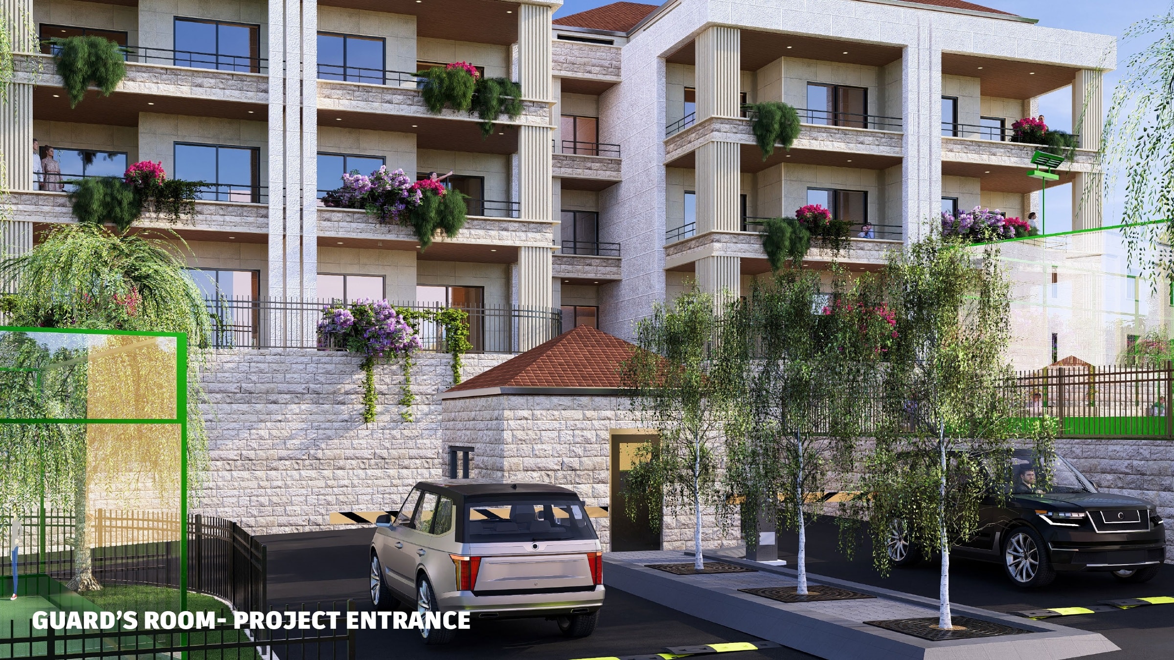 Doha Meadows — project entrance