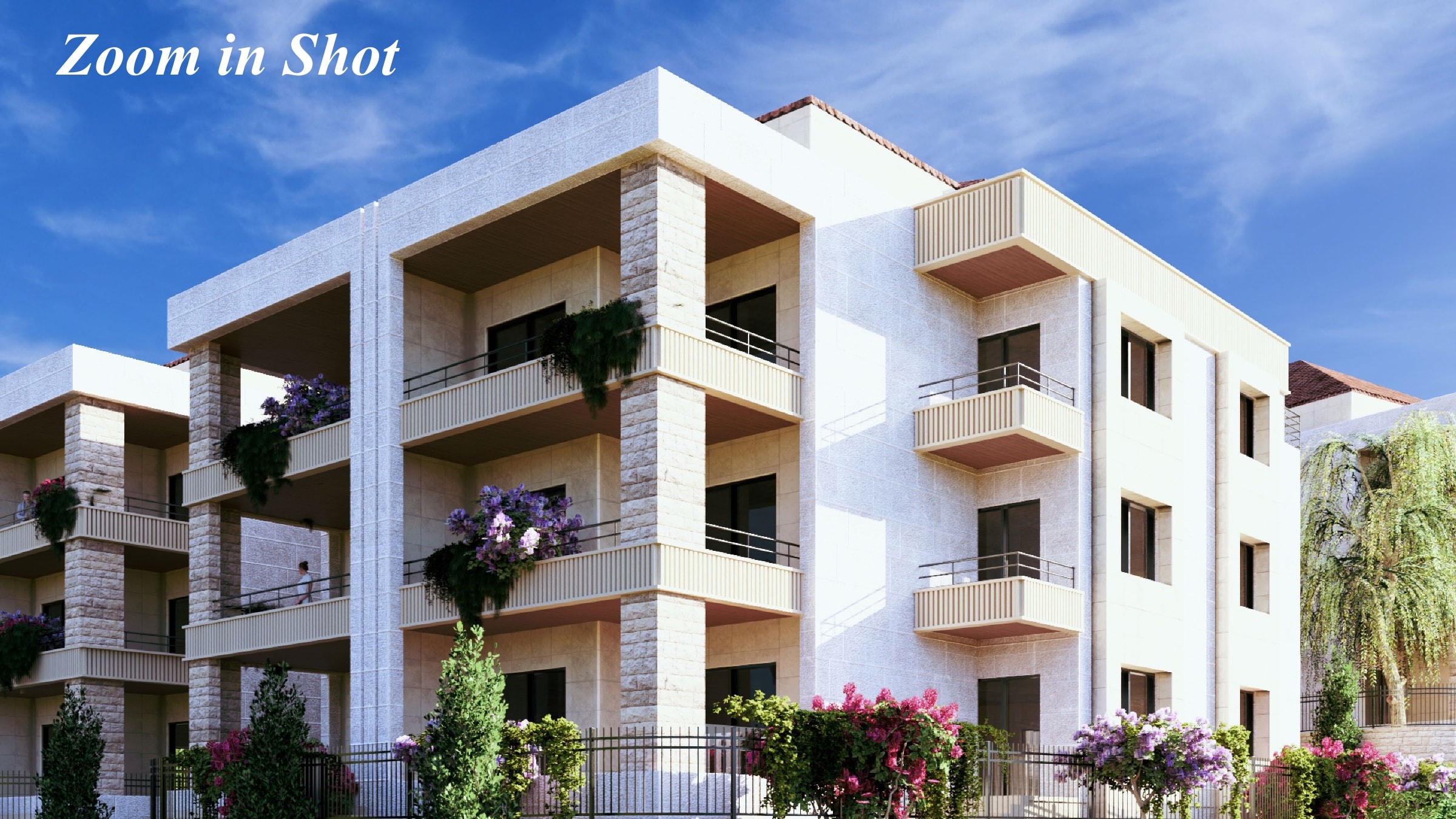 Doha Meadows — facade detail